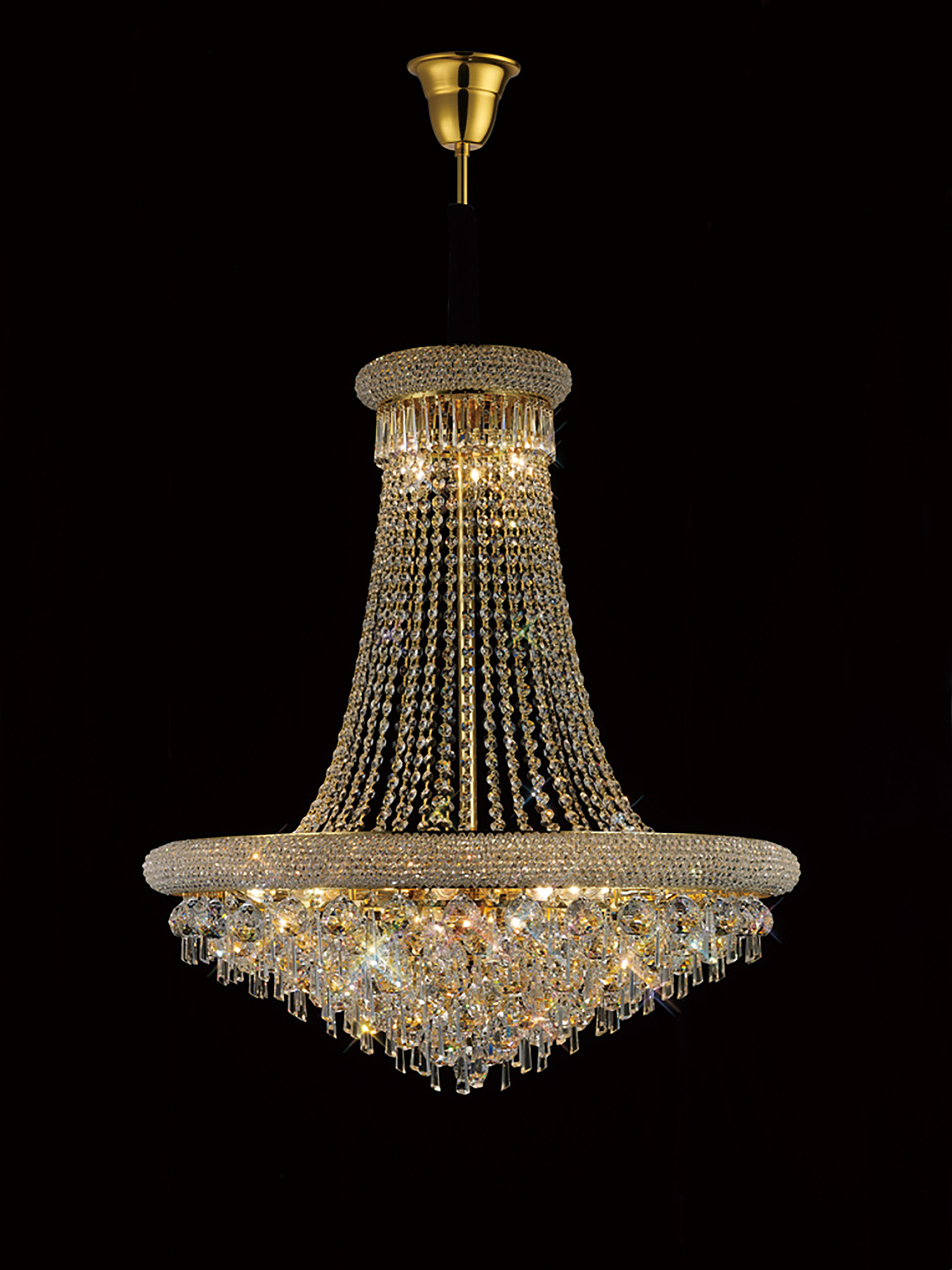 IL32113  Alexandra Crystal Chandelier 20 Light (46.5kg) Gold